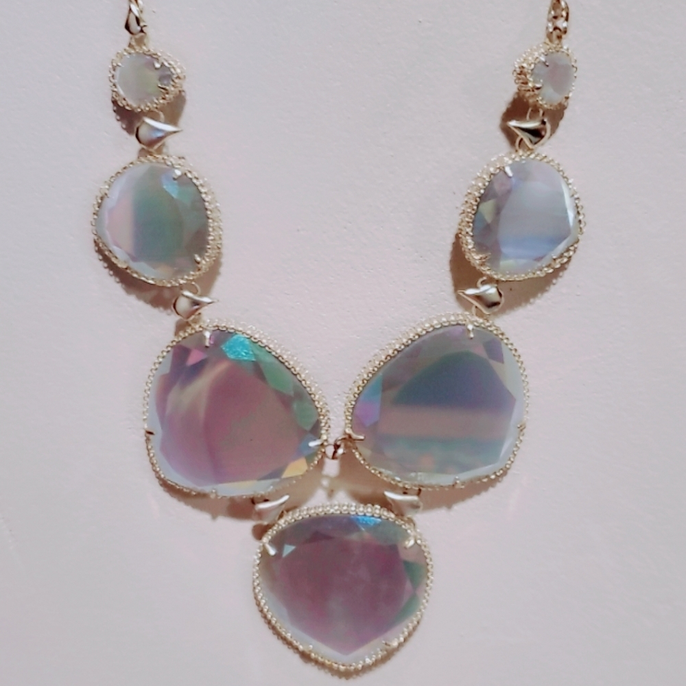 🏷  Rare KS VINTAGE Rebecca Gold Bib in Iridescent